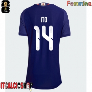 Giappone Junya Ito #14 Prima Maglia Femmina Mondiali 2026 Manica Corta